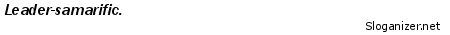 generated by sloganizer.net