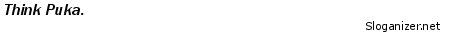 generated by sloganizer.net
