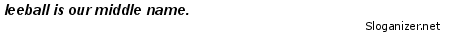 generated by sloganizer.net